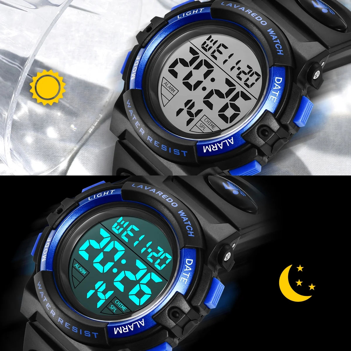 Kids Watch, Boys Sports Digital Waterproof Led Watches with Alarm Stopwatch Wrist Watches for Boy Girls Age 5-7-10-12 Birthday Chriatmas Gift for Kids